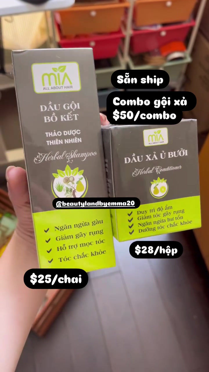 縮圖：MIA ALL ABOUT HAIR -Herbal Shampoo &Herbal Conditioner