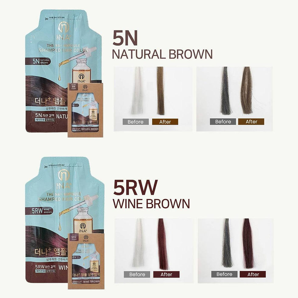 縮圖：the NA+- Ampoule Shampoo Hair Color (4 pcs)