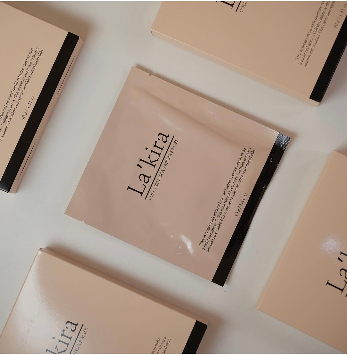 La'kira - Collagen Cica Ampoule Mask (4 Sheets/Box)