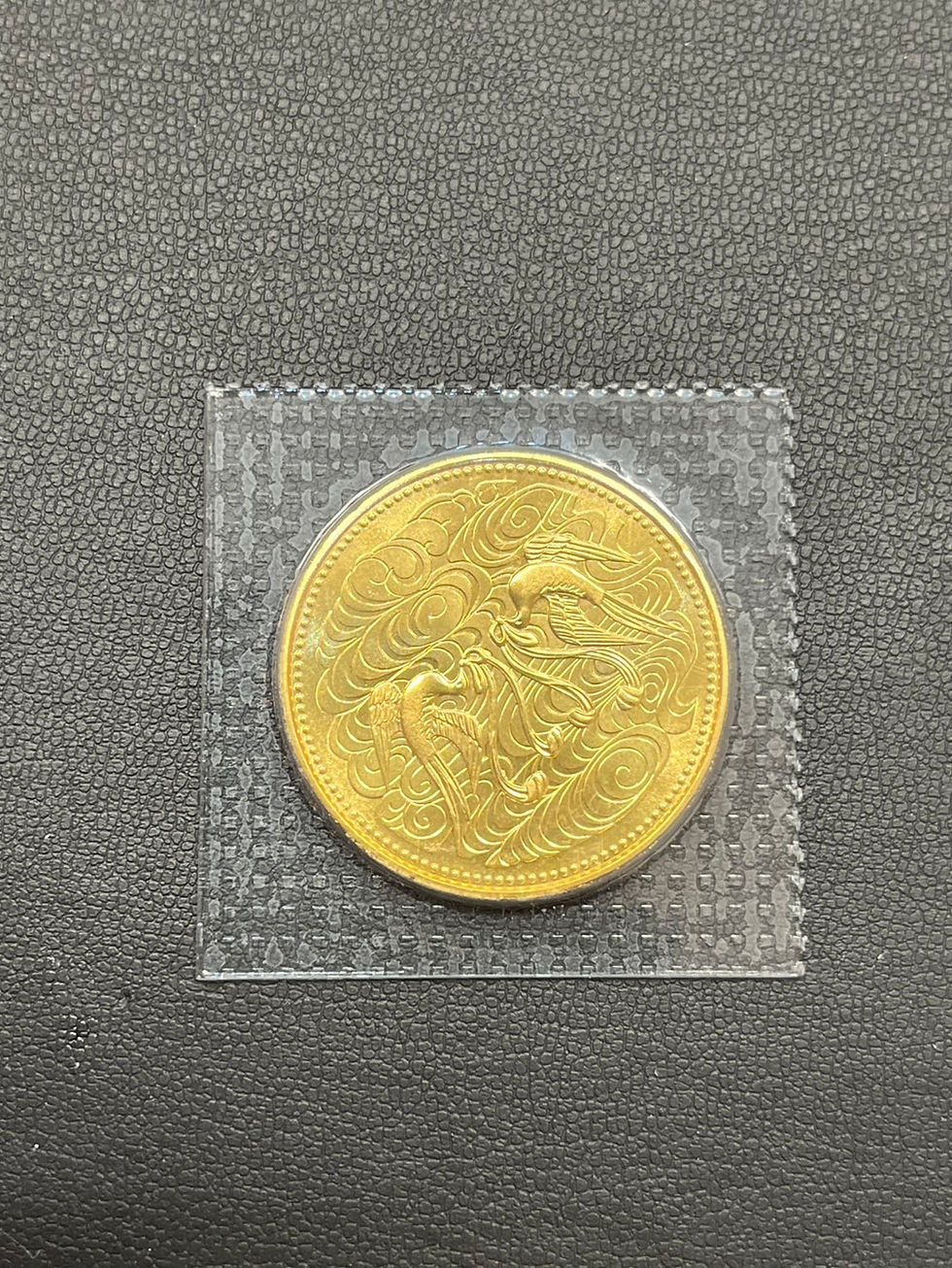 天皇陛下御在位60年記念 10万円金貨