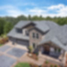 storm grey malarkey shingles on a complex residential roof