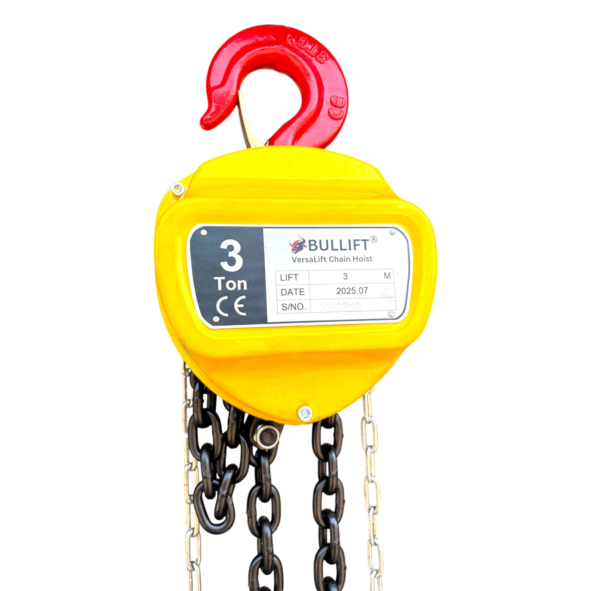 BULLIFT 3 Ton x 3 Mtrs - Chain Pulley Block