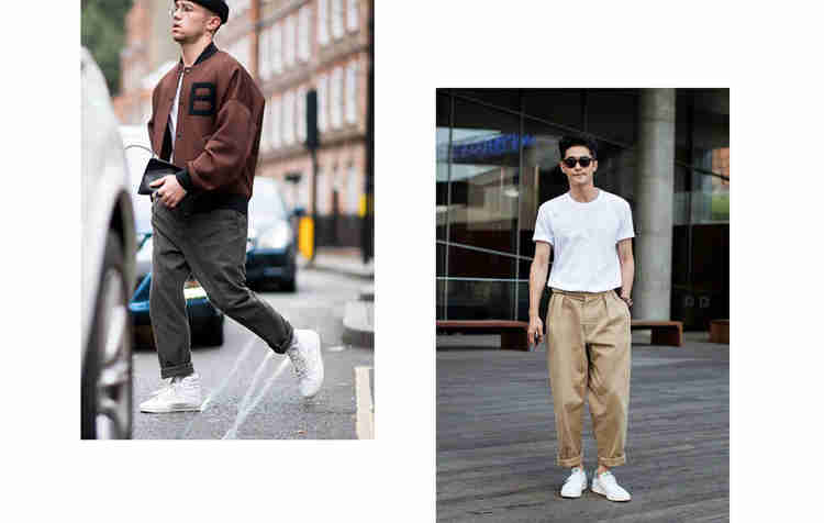 טרנדים גבריים מכנסיים בגזרה רחבה