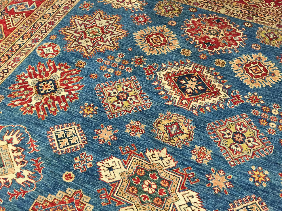 Thumbnail: 10A0160 Afghan Kazak 10.1x14.3