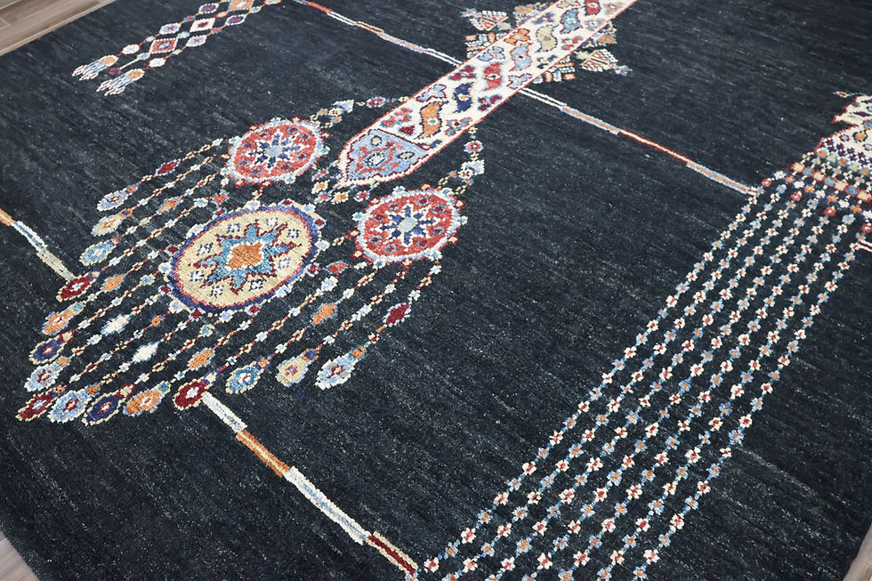 Thumbnail: 9A5700  Afghan Tribal jewelry inspired 9.4 x 11.7