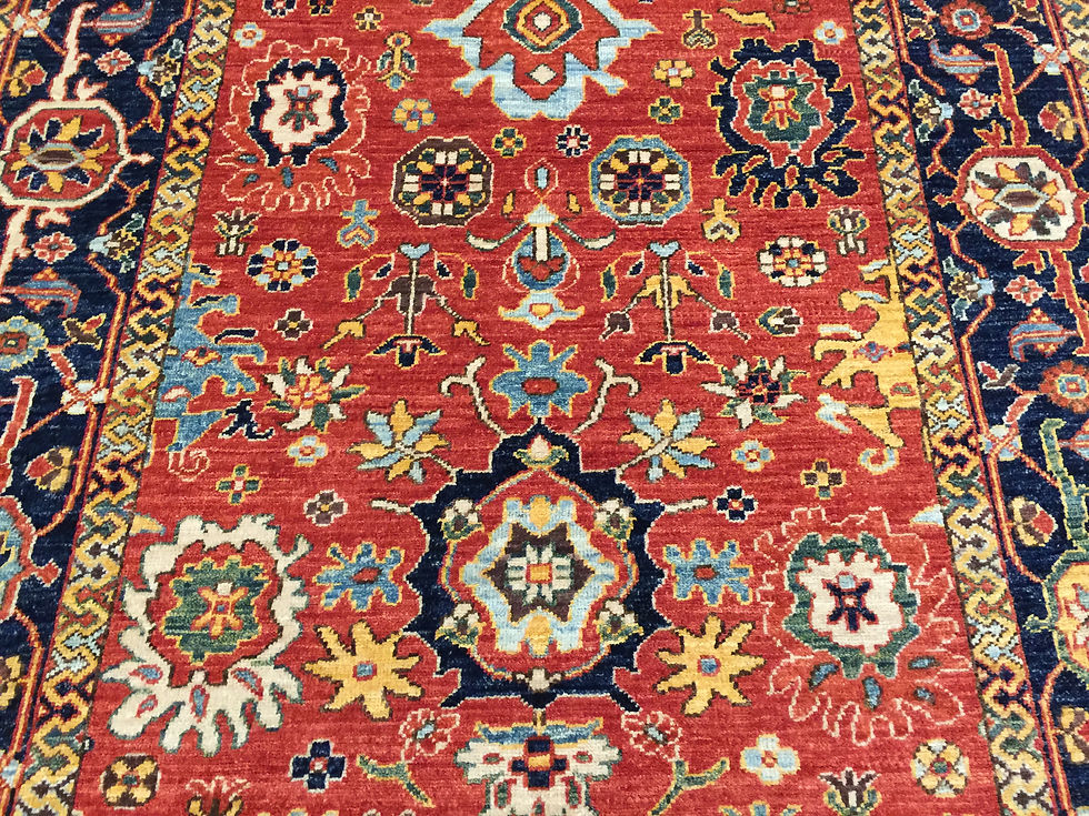 Thumbnail: 4A0105 Afghan Heriz 4.1x5.10