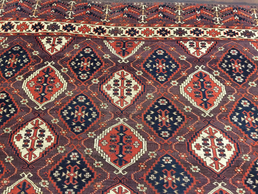 Thumbnail: W43 Turkoman Yamut 6.5x12.2