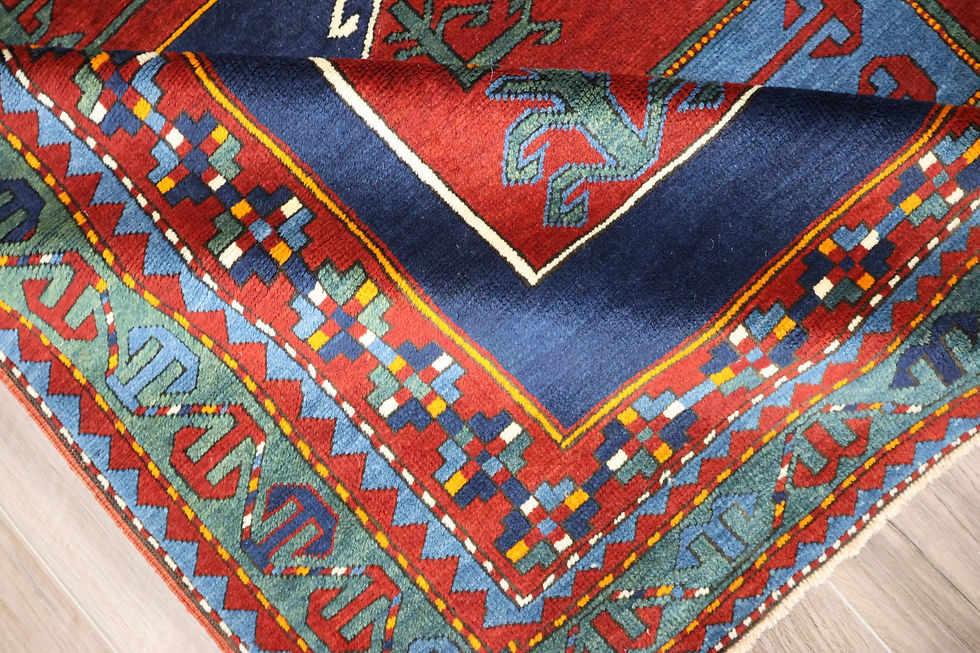 Thumbnail: 5A356 Antique Caucasian Fahrola 5 x 6.6