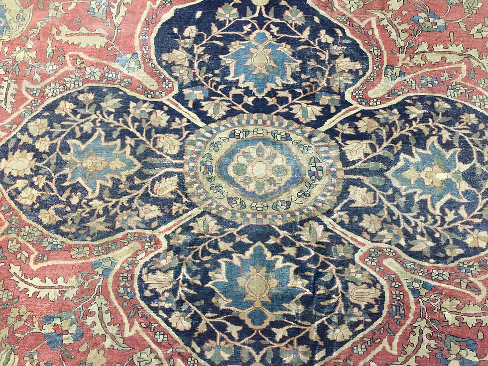 Thumbnail: 10A0281 Persian Sarouk Farahan 9.10x12.10
