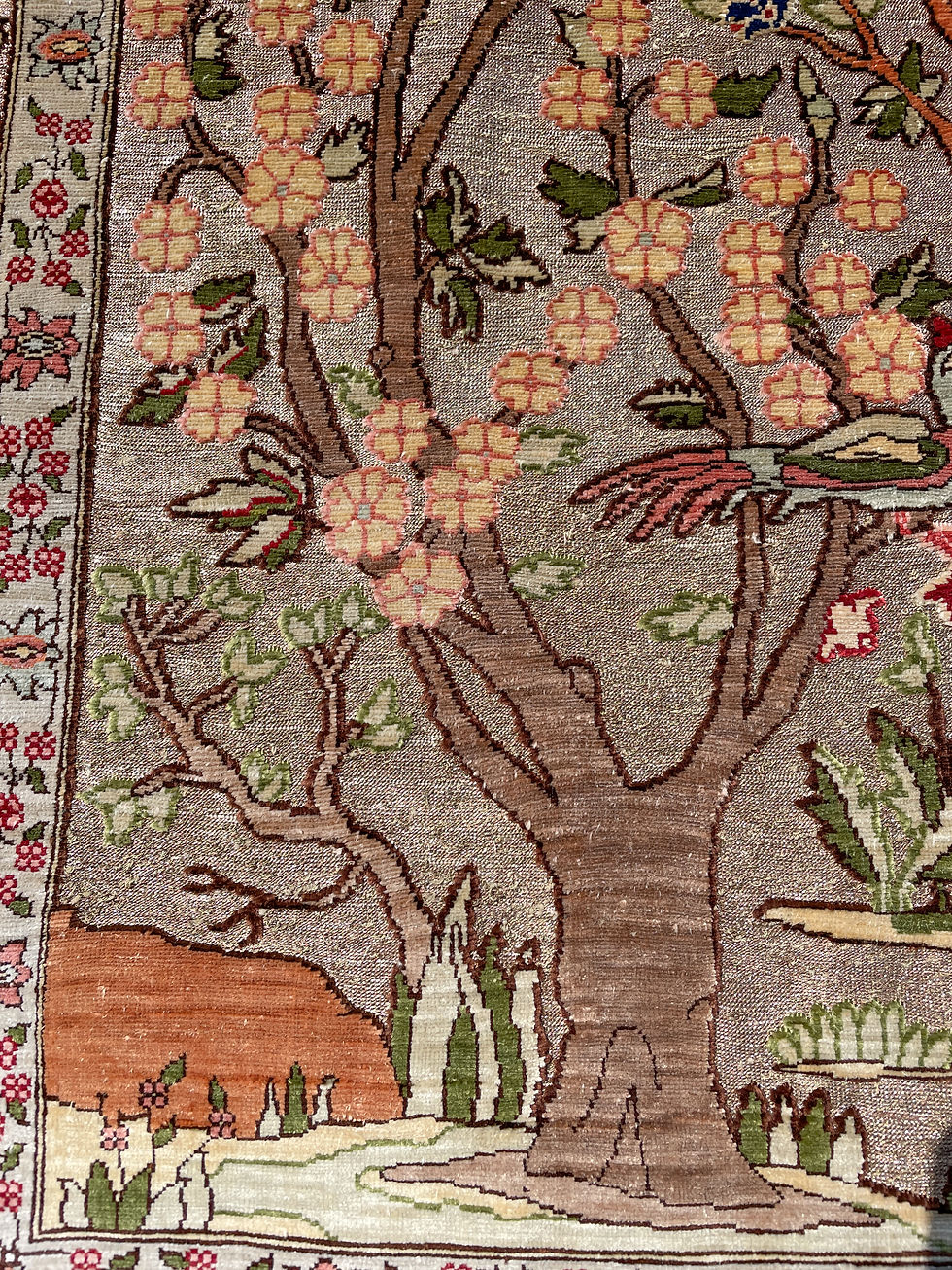 Thumbnail: 3289  Turkish Silk Hereke Tree of Life 2.9 x 4