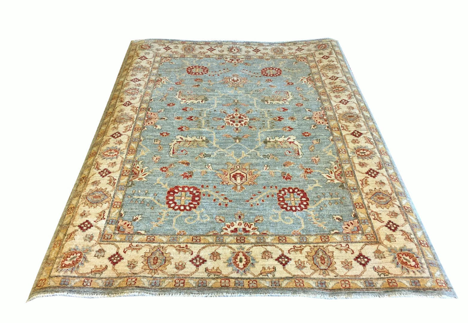 5A0093 Afghan Oushak 5x6.8