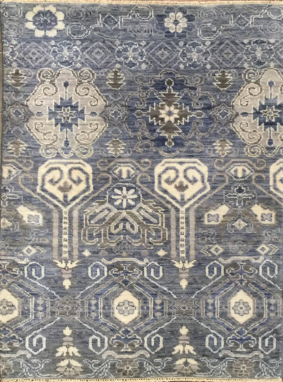 2A0214 Indian Ikat 2.1x3.2