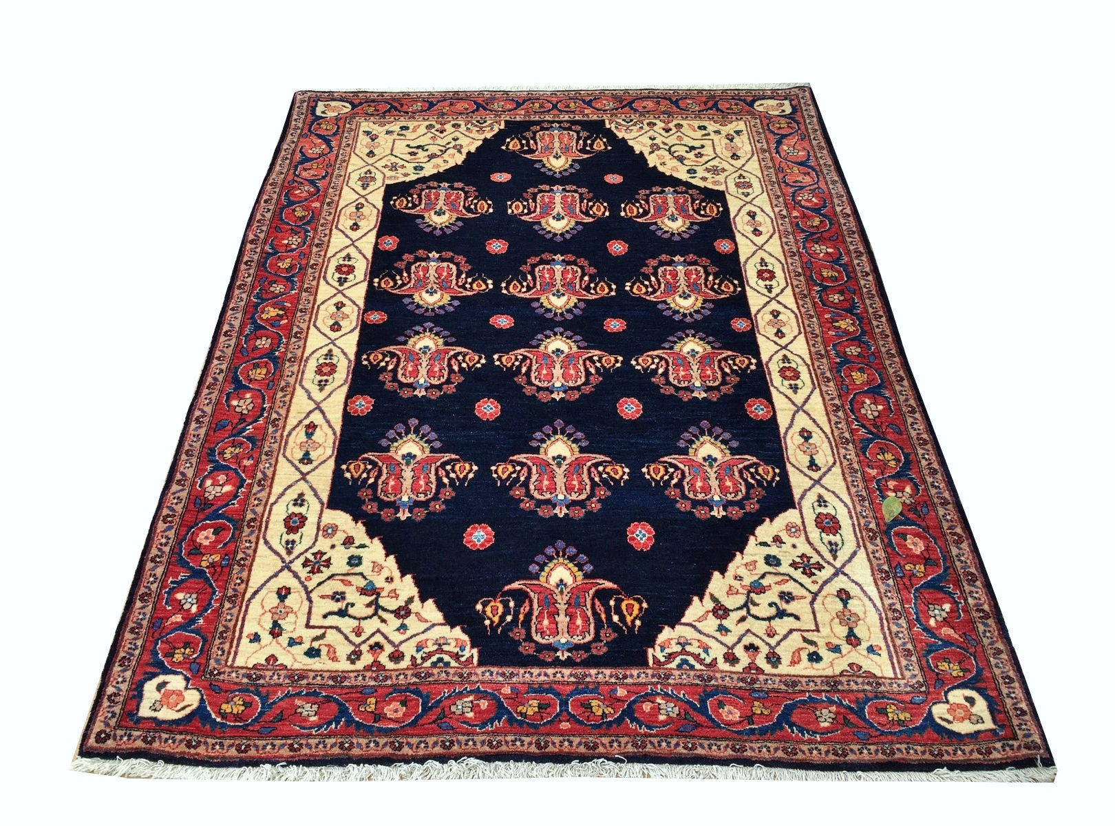 4076 Persian Kerman Shah 5x6.4