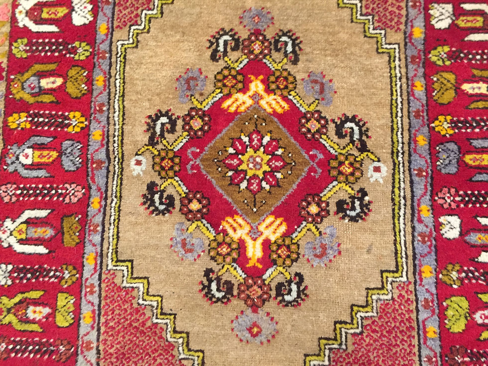 Thumbnail: A163 Turkish Oushak  3.6x5.1