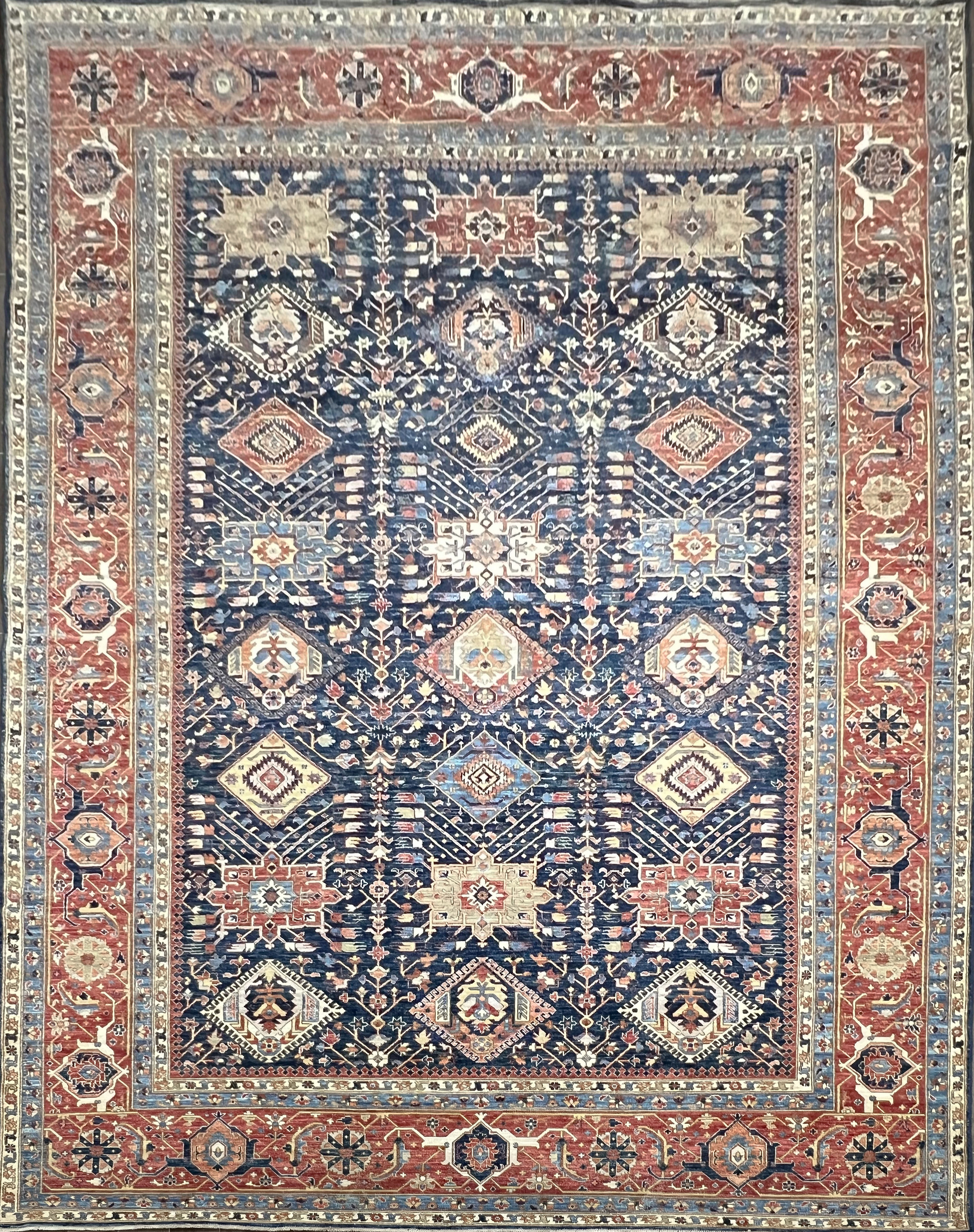 10A527 Afghan Karajeh 10 x 13.6