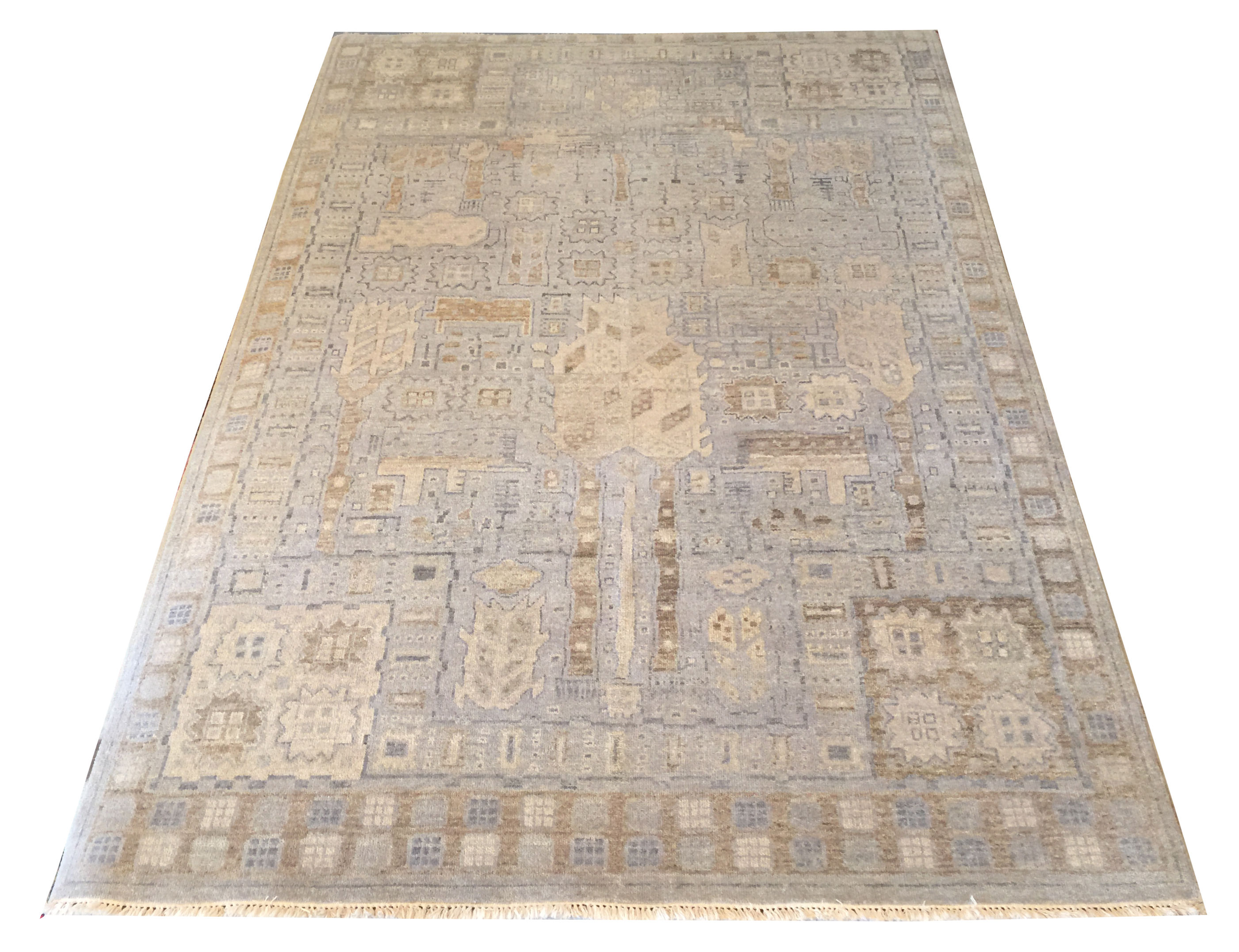 6A0014 Indian Oushak  5.11x9.4