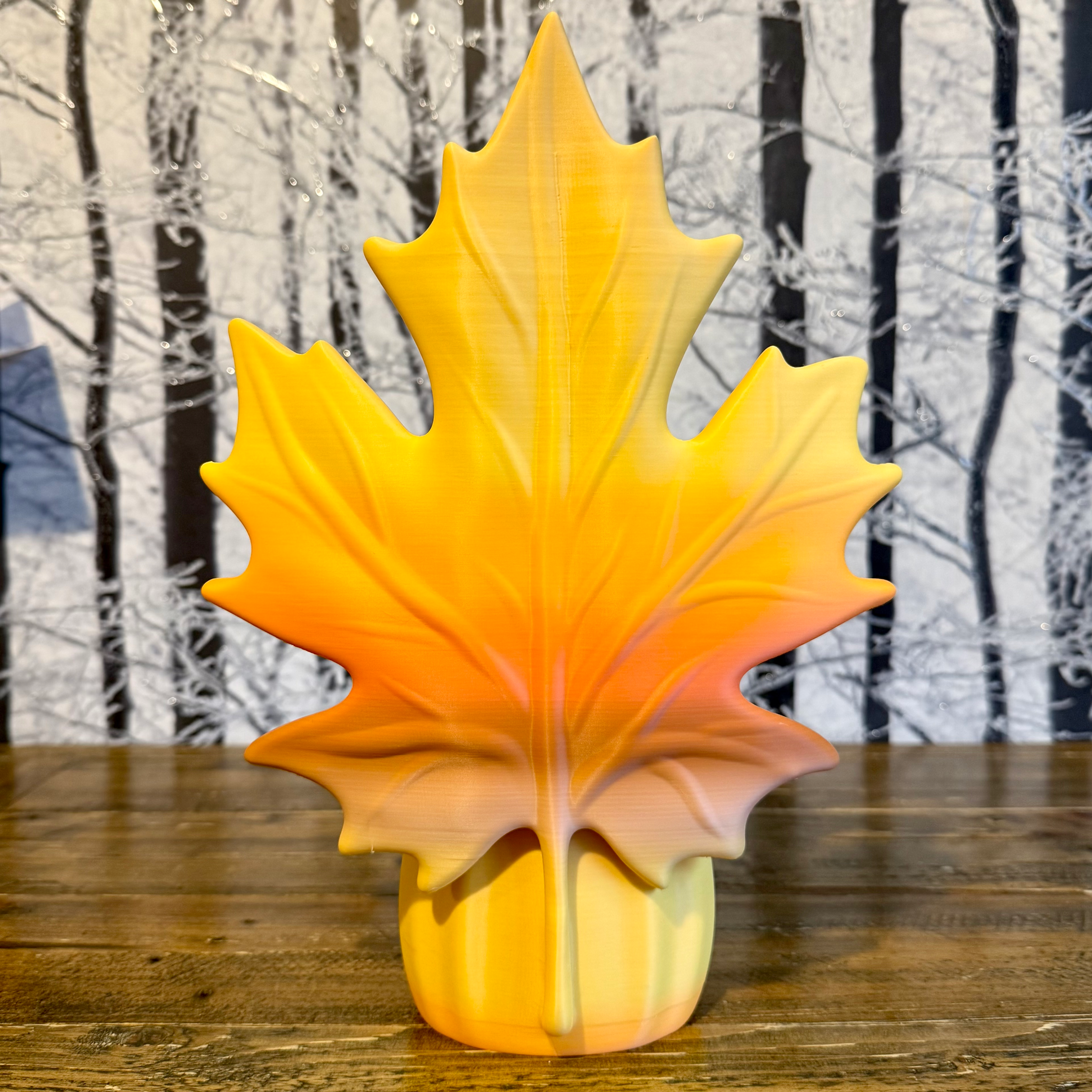Autumn Leaf Vase
