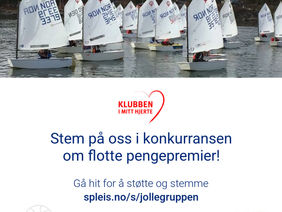 Stem på Jollegruppen i konkurransen om flotte pengepremier!