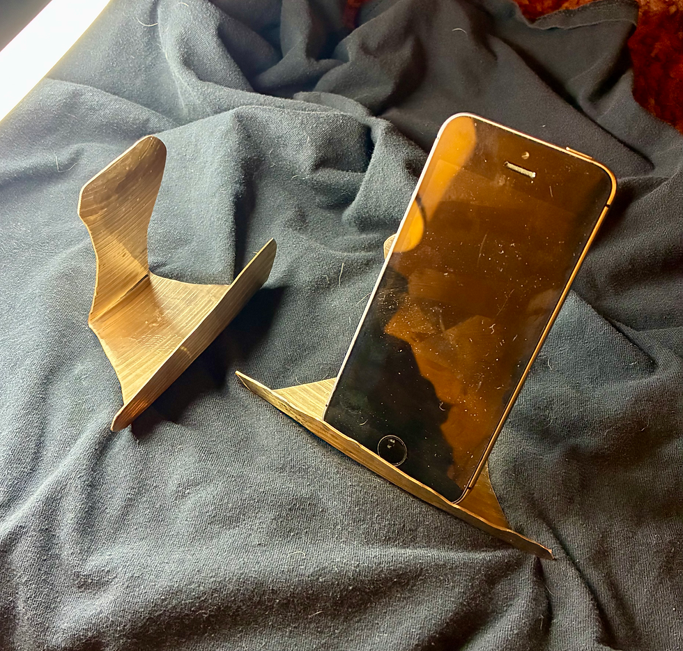 Thumbnail: Phone Stand from Buffalo Cymbalsmiths