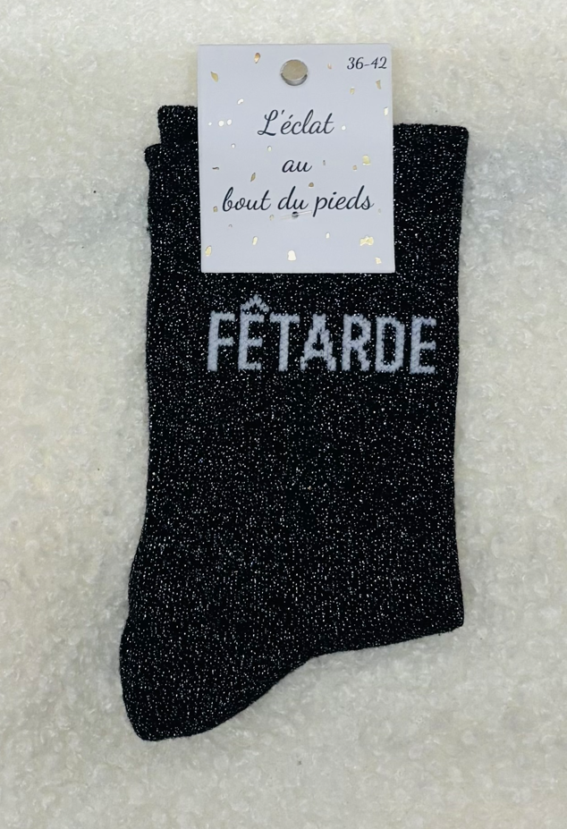Chaussettes messages confortables, brillantes et humour pour Femme -4