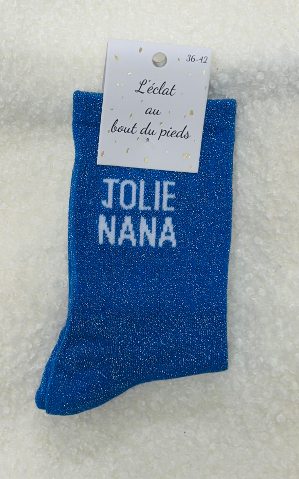 Chaussettes messages confortables, brillantes et humour pour Femme -5
