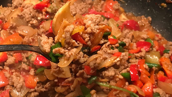 Spicy Pork Basil Leaves
