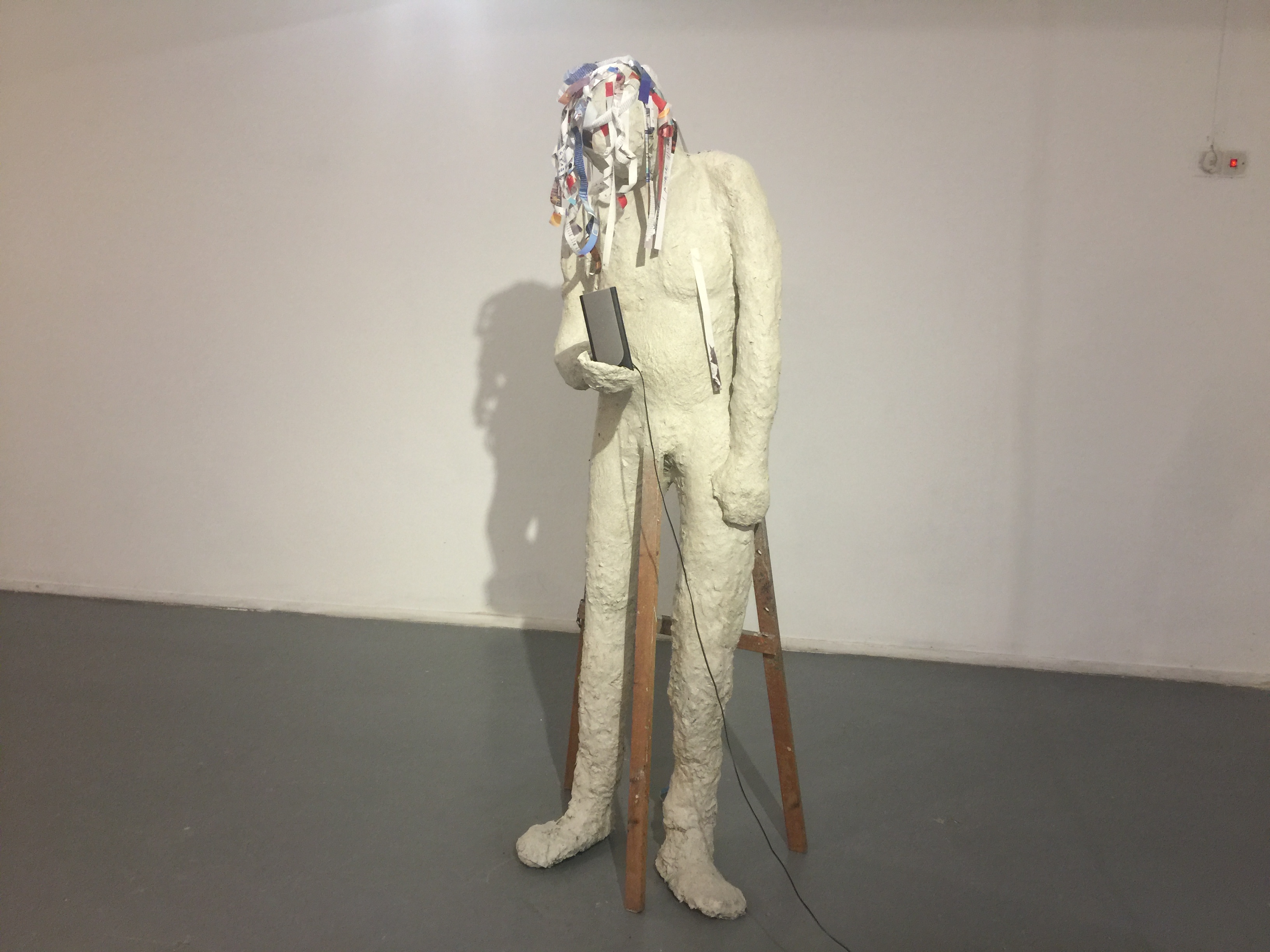 human size ,papier mache 2016