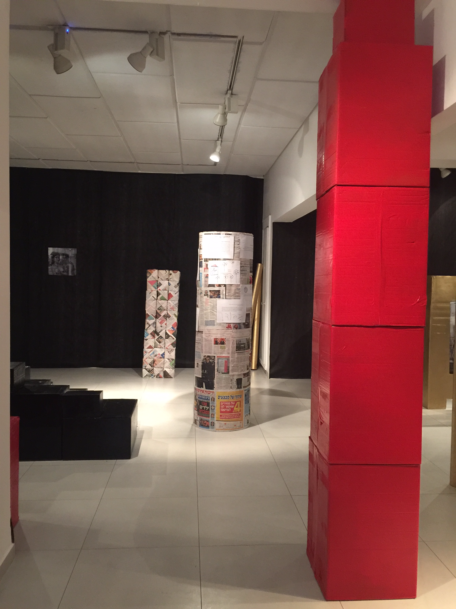 paper installation, 2015