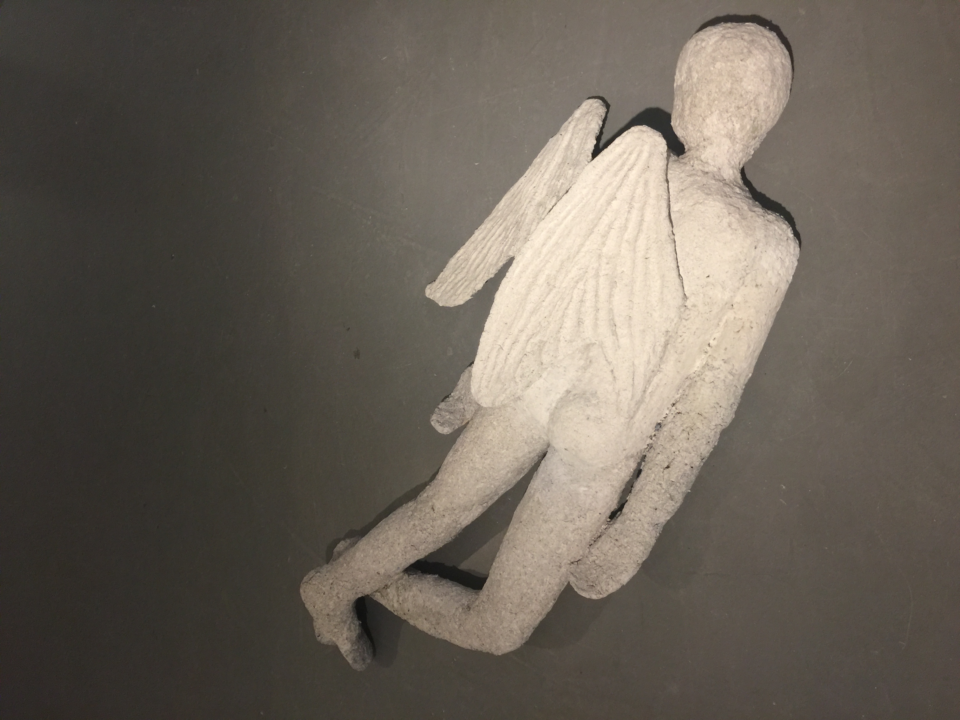 angel, human size ,papier mache 2016