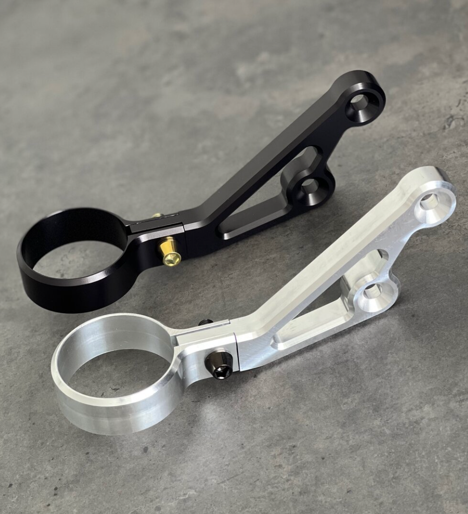 Thumbnail: Carbon Visionary Shark Tail Reservoir Brackets (Ohlins & Legend)