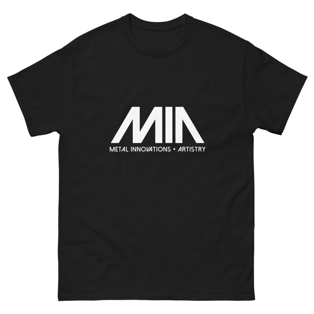 MIA Short Sleeve T-Shirt  - Front Logo - BLACK