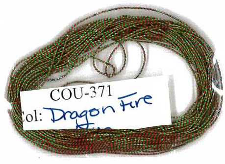 371 Couching Thread - 5 metre pkt - Colour : Dragon Fire
