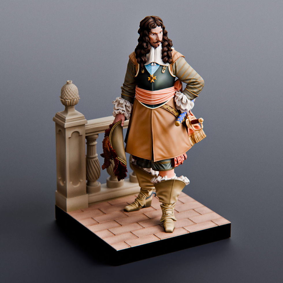 Miniatura: Jacques de Castelnau 1658