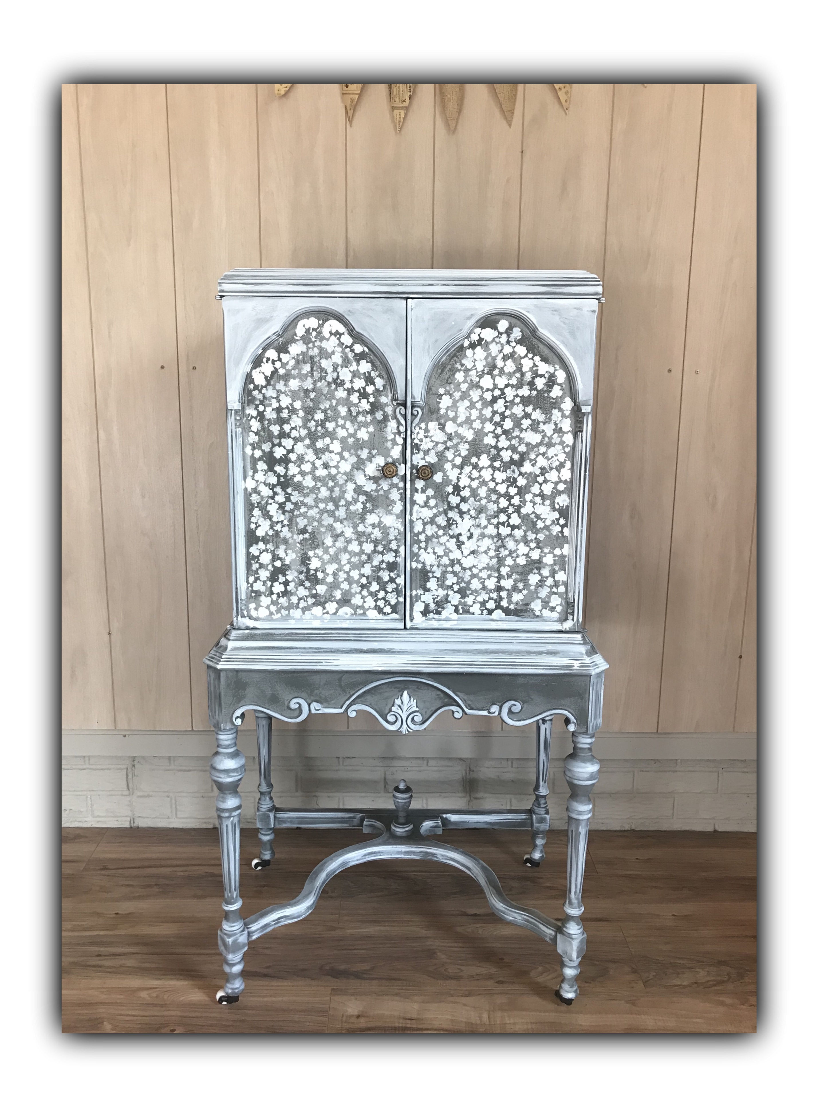 Whimsical radio cabinet