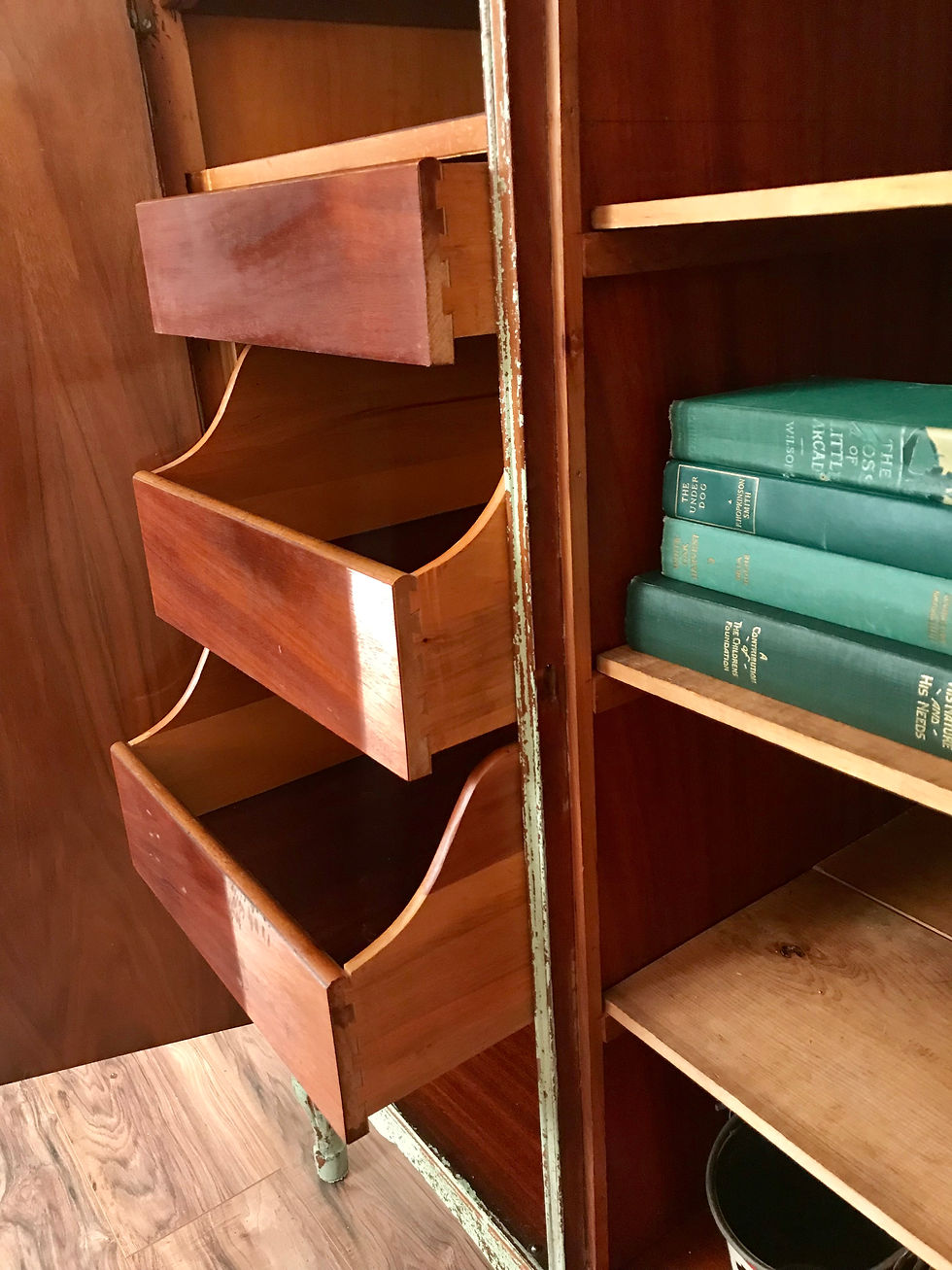 Thumbnail: Antique cabinet gentleman armoire