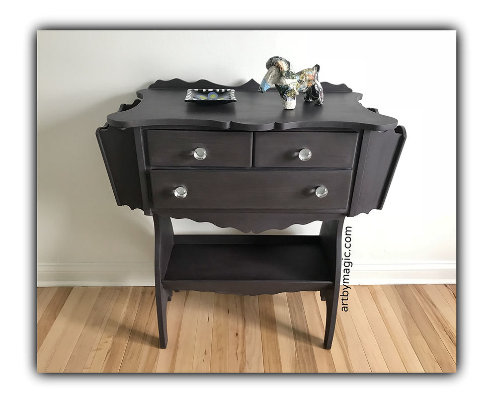 Thumbnail: Antique petite entry table