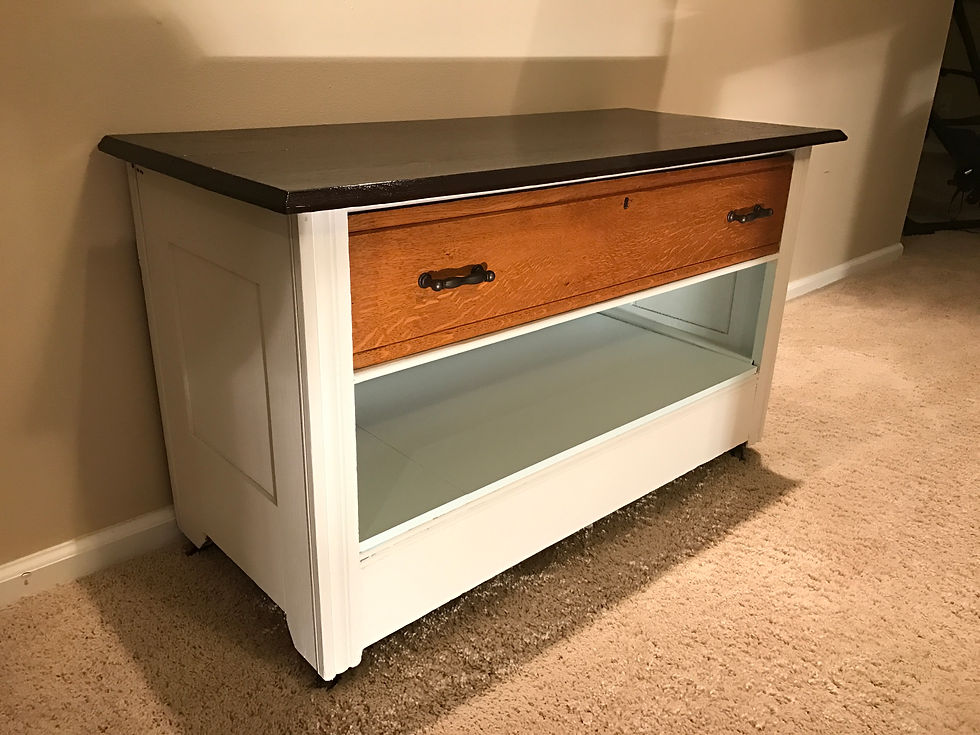 Thumbnail: Antique conversion tv stand