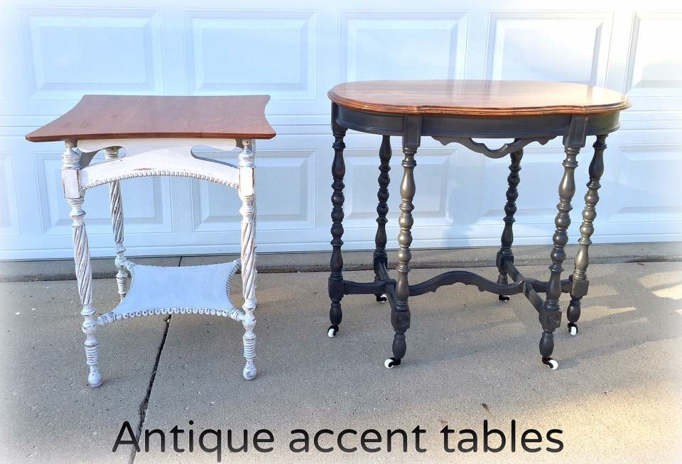 Thumbnail: Tiger oak parlor table refinished