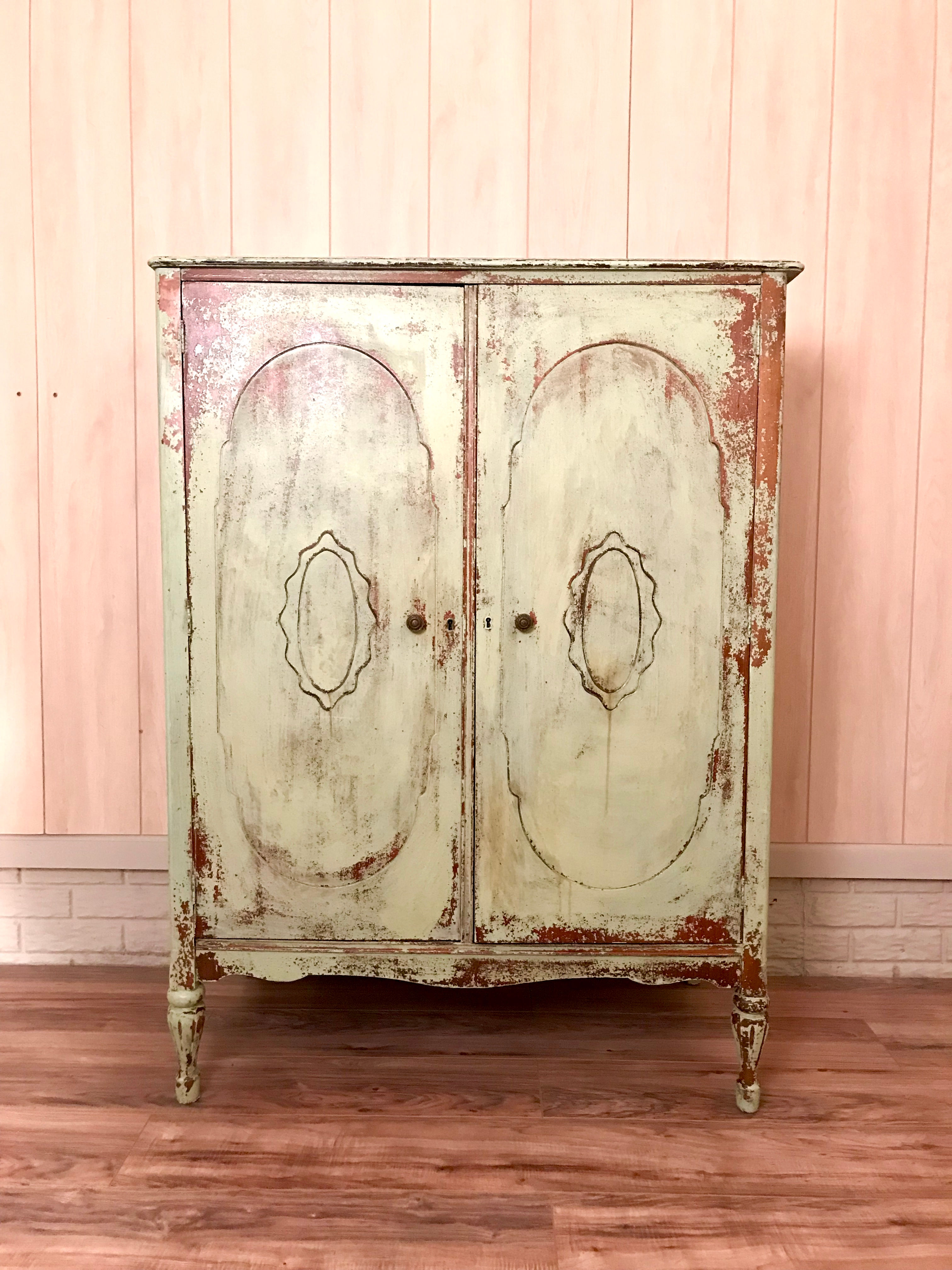 Antique cabinet gentleman armoire