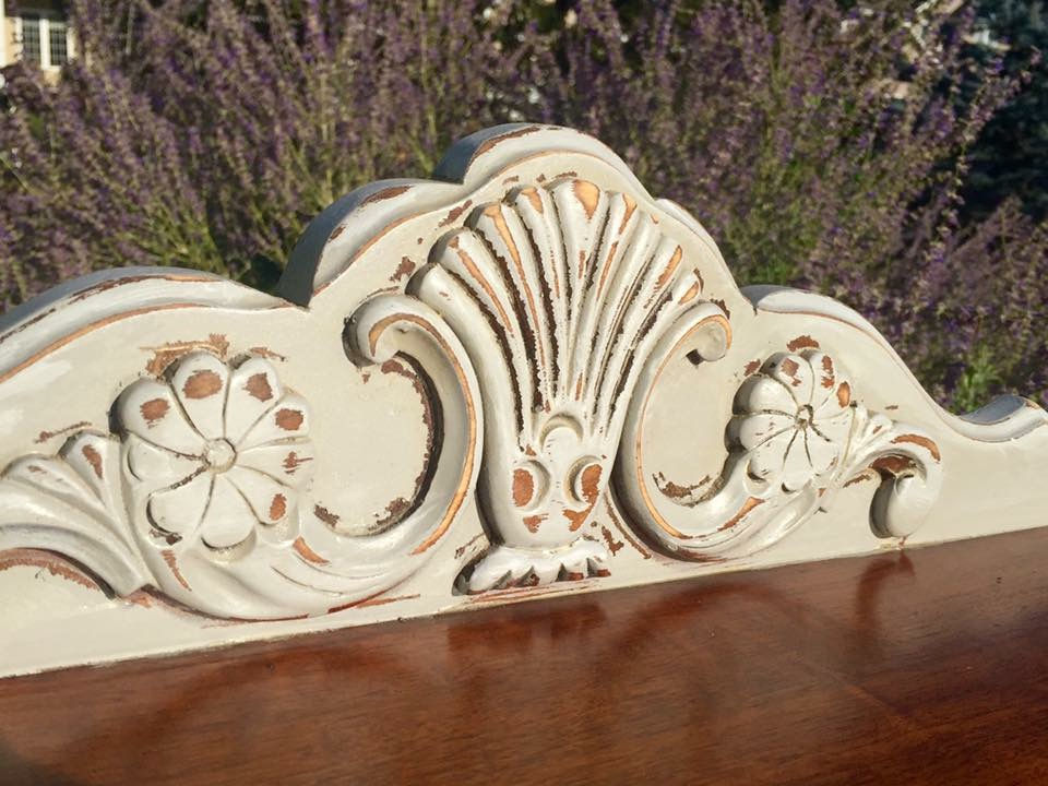 Thumbnail: Antique sideboard painted
