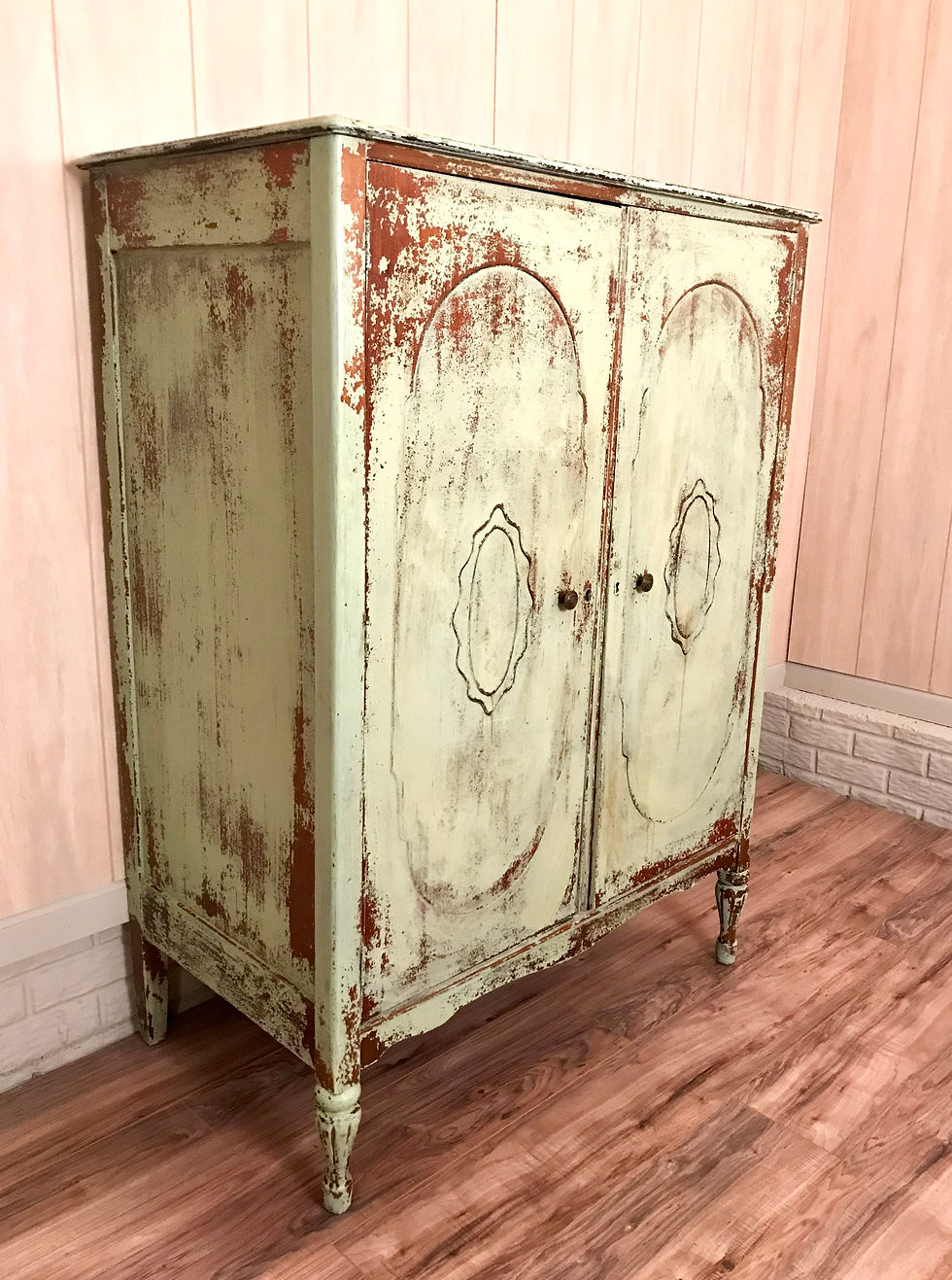 Thumbnail: Antique cabinet gentleman armoire