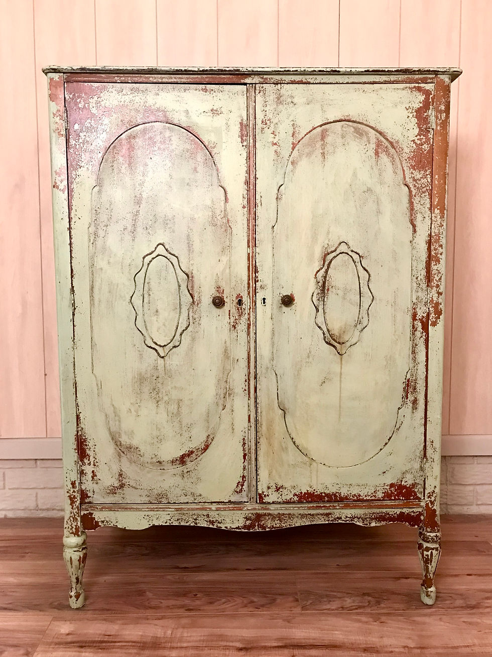 Thumbnail: Antique cabinet gentleman armoire