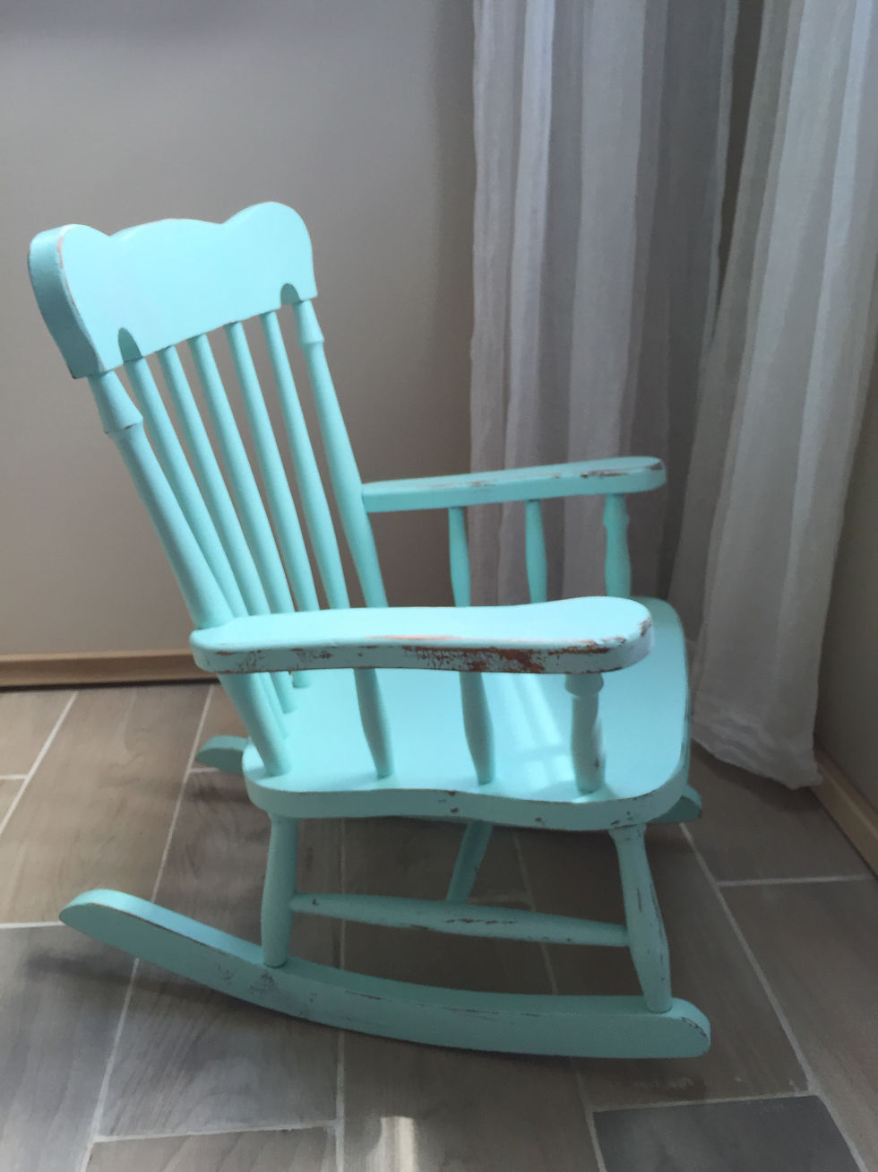 Thumbnail: Toddler aqua rocker