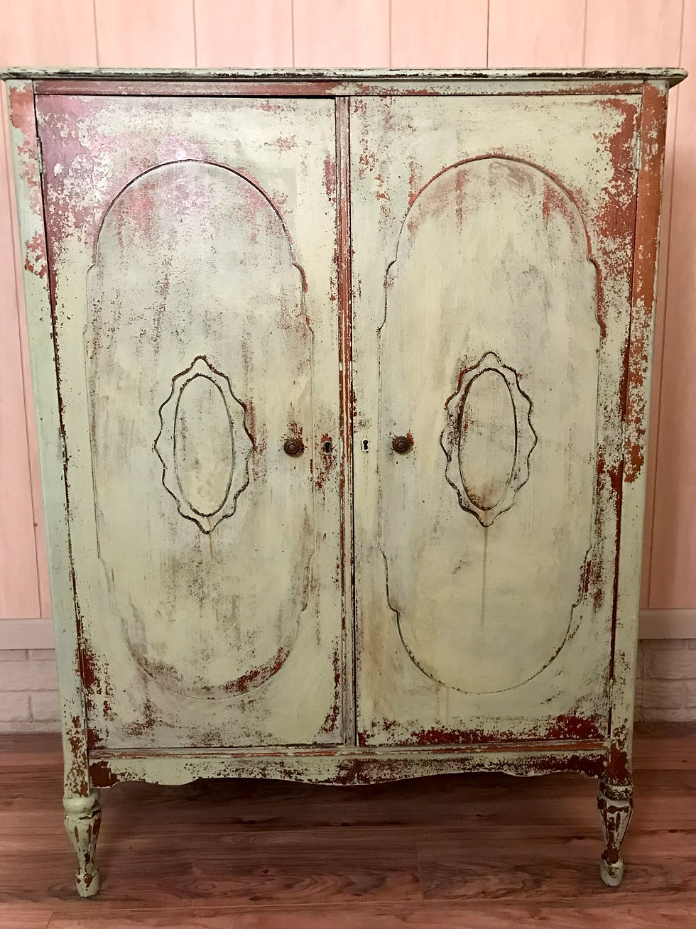 Thumbnail: Antique cabinet gentleman armoire
