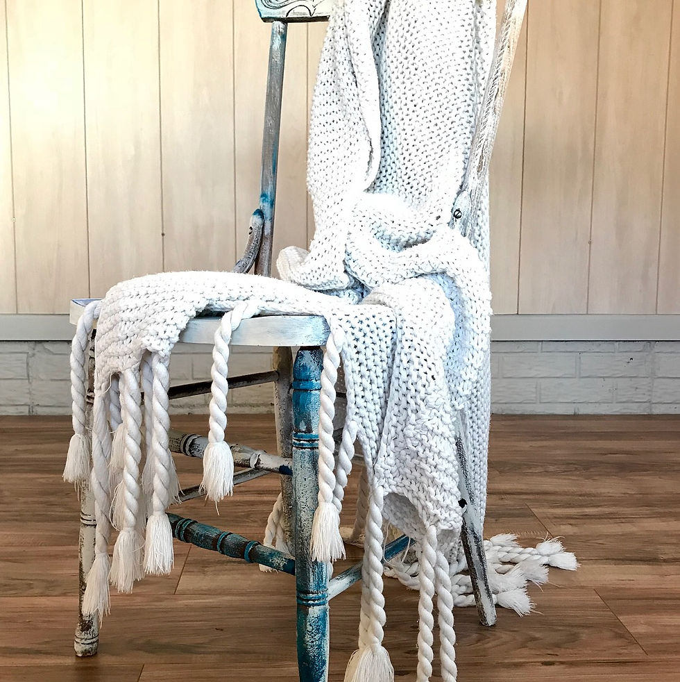 Thumbnail: Antique farmhouse chairs set of 4