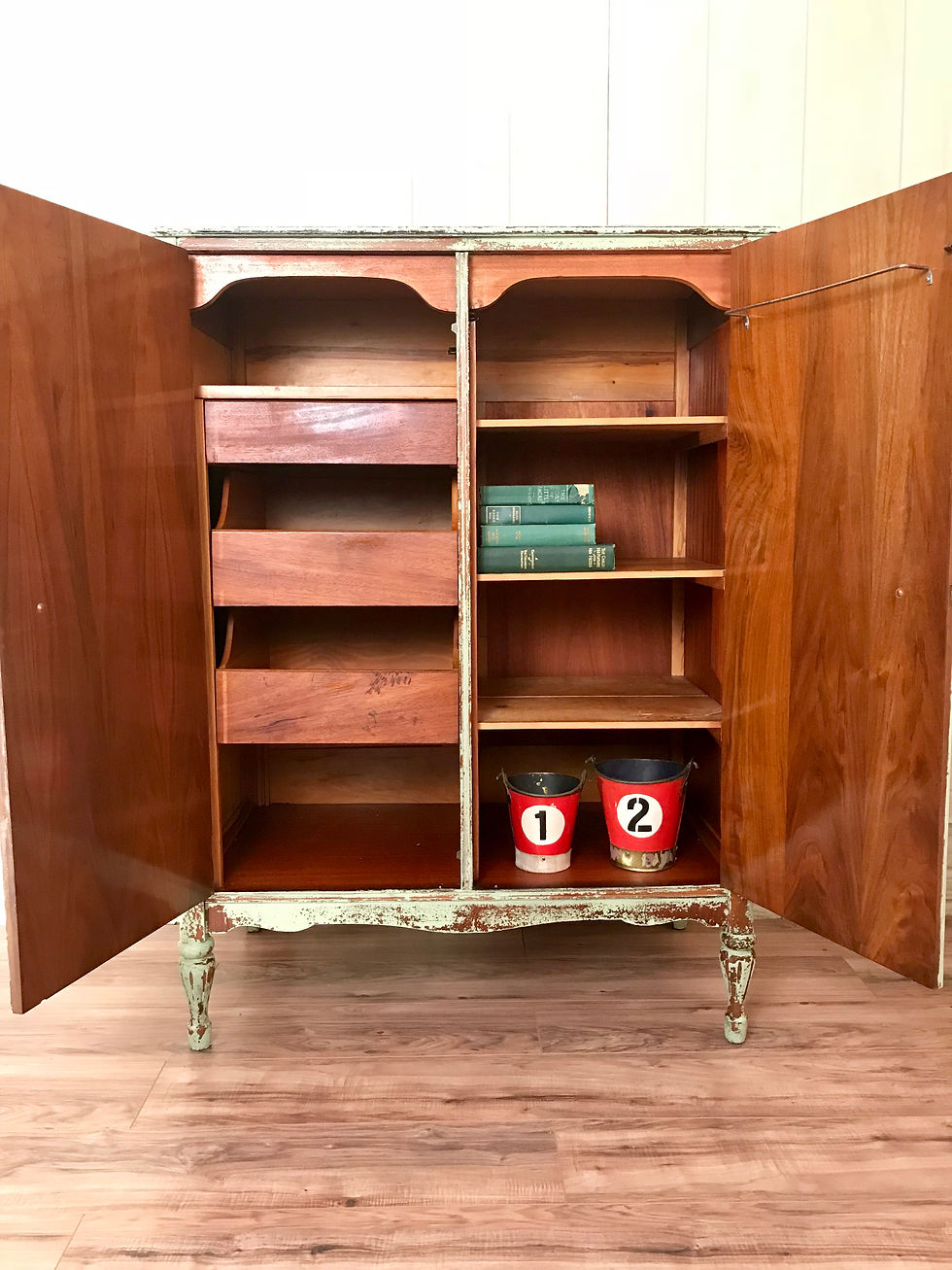 Thumbnail: Antique cabinet gentleman armoire