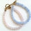 Miniature : Bracelet Femme en Aigue-marine ou Quartz Rose