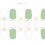 Thumbnail: GEL NAIL STICKER "Daisy Garden" No,15