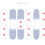 Thumbnail: GEL NAIL STICKER "Sky Blue Heart" No,23