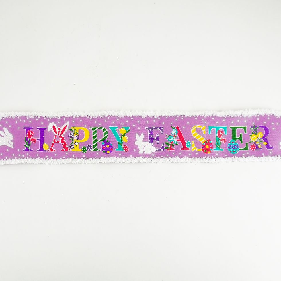Thumbnail: RIBBON 2.5X10YDS HAPPY EASTER (3 COLORS)